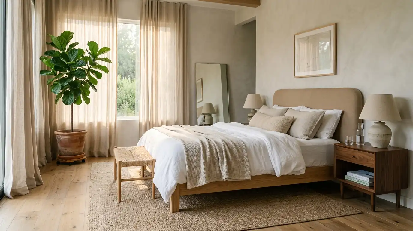 Organic Modern Bedroom Ideas That Feel Calm and Cozy