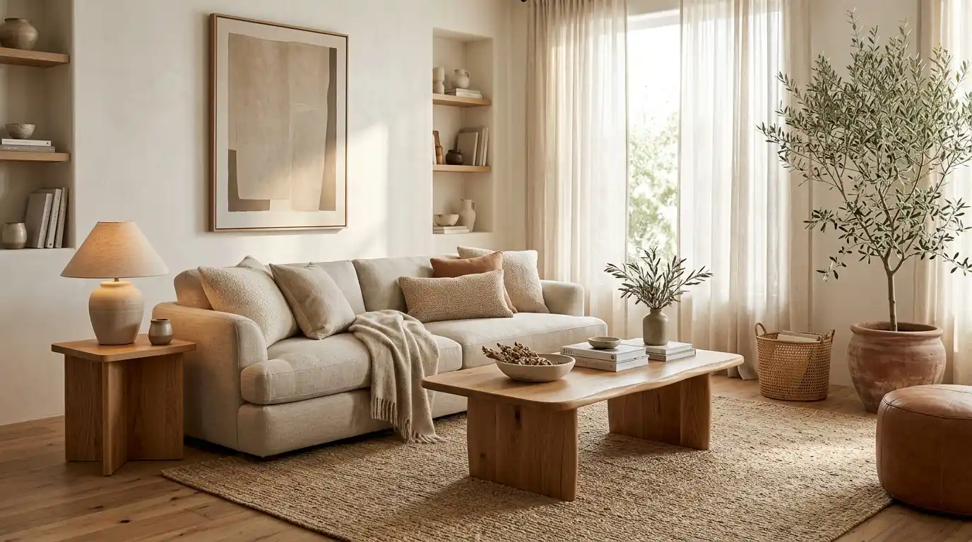 Organic Modern Living Room Ideas That Blend Warmth and Sophistication