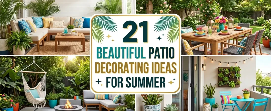 21 Beautiful Patio Decorating Ideas For Summer