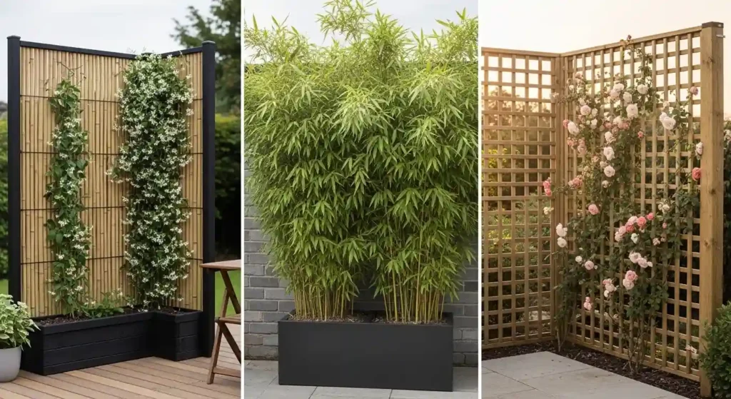 Patio privacy screen options
