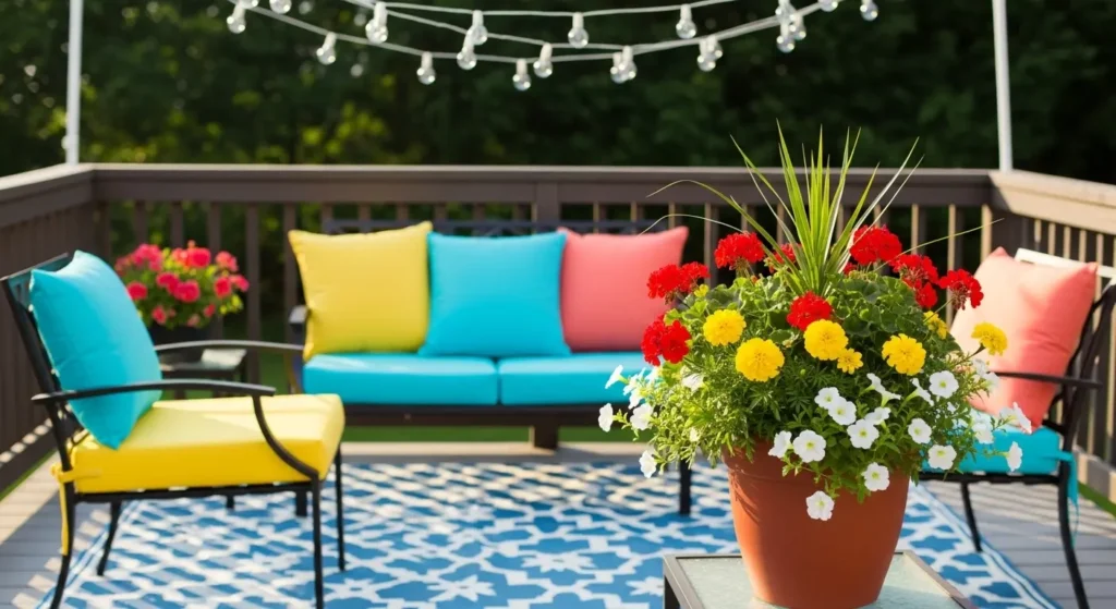 Patio refresh minimal cost summer