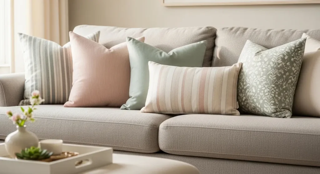 Pillows refresh living room