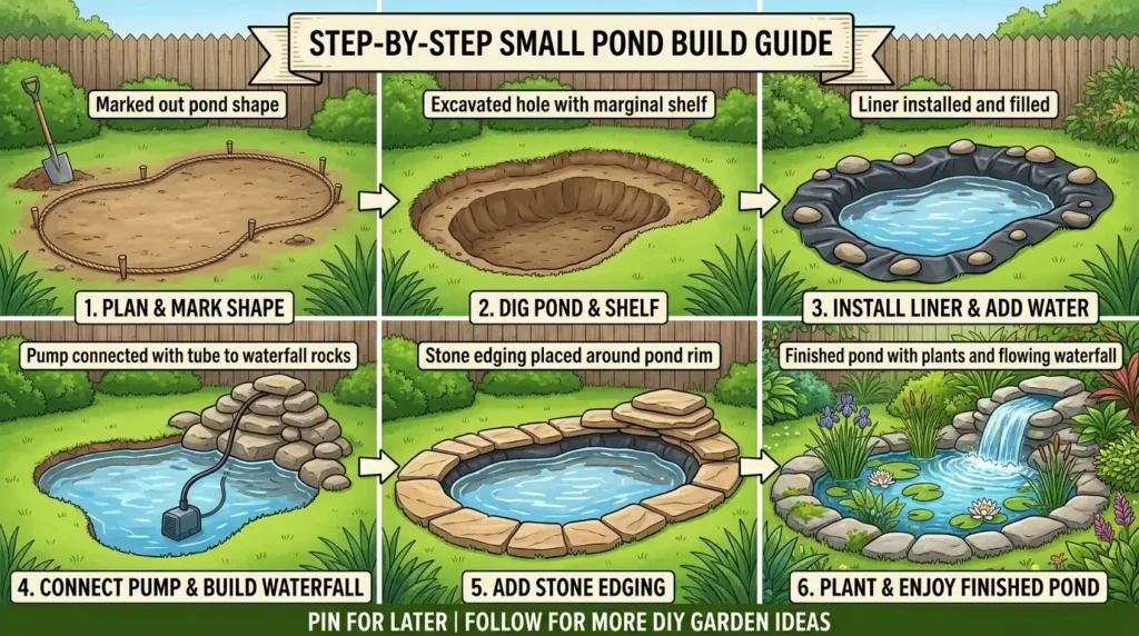 Pond build step by step