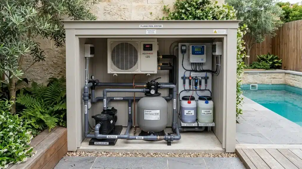 Pool equipment installation