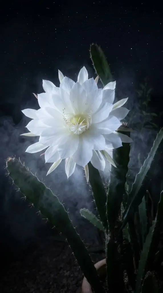 Queen of Night cactus bloom