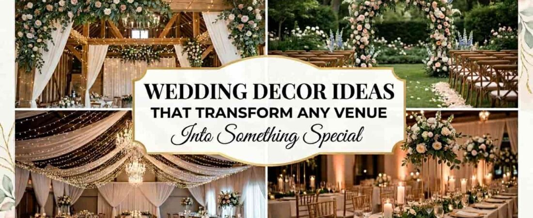 Wedding Decor Ideas That Transform Any Venue Into Something Special