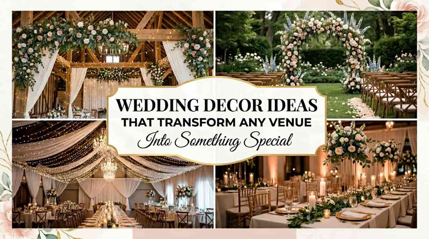 Wedding Decor Ideas That Transform Any Venue Into Something Special