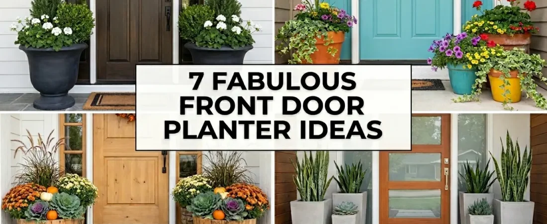 7 Fabulous Front Door Planter Ideas