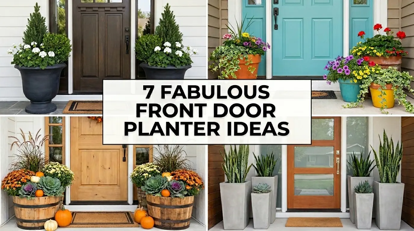 7 Fabulous Front Door Planter Ideas