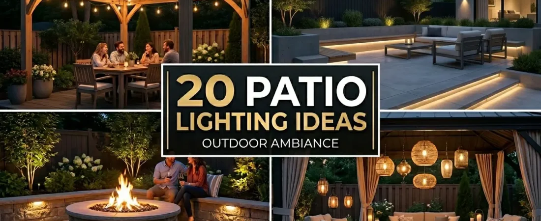 20 Patio Lighting Ideas You’ll love