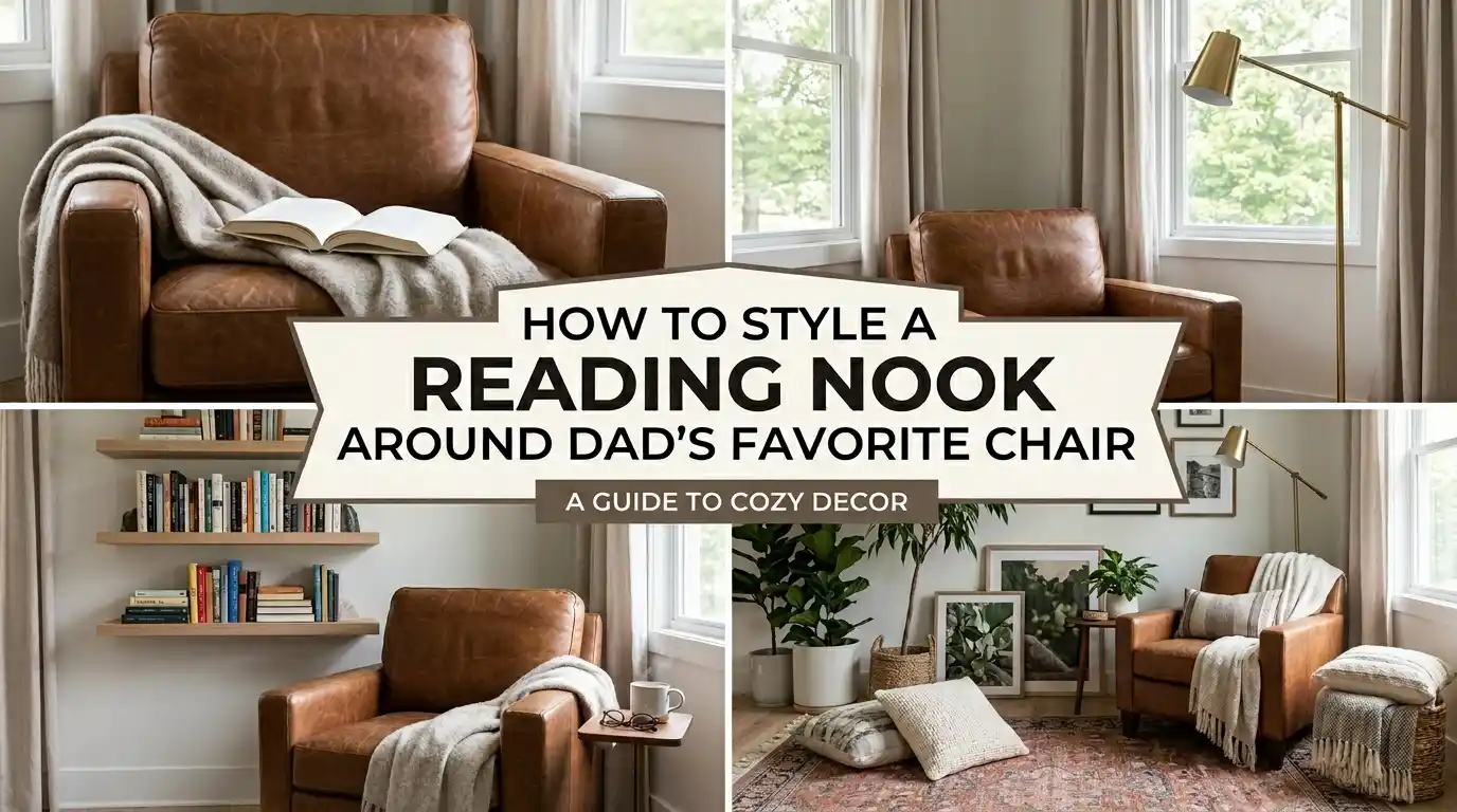 Reading Nook Ideas Around Dad’s Favorite Chair