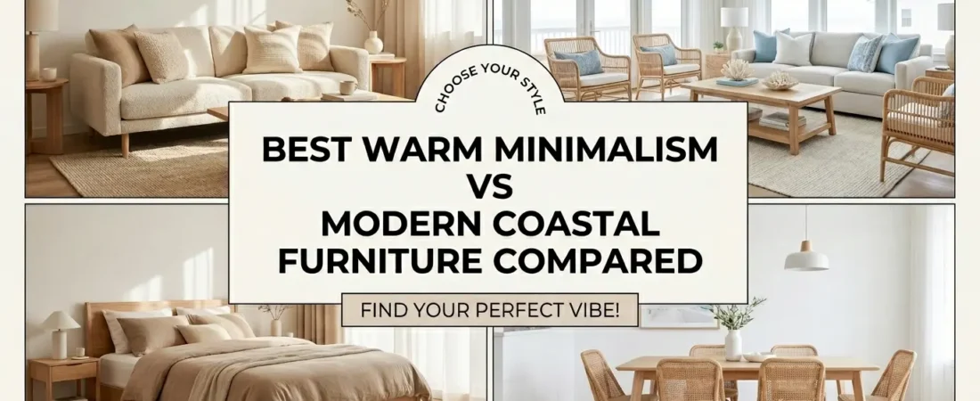 Best Warm Minimalism vs Modern Coastal Furniture Compared