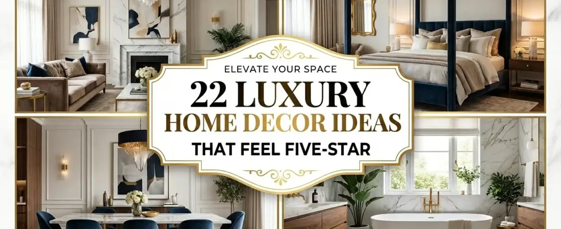 22 Luxury Home Decor Ideas That Feel Five-Star
