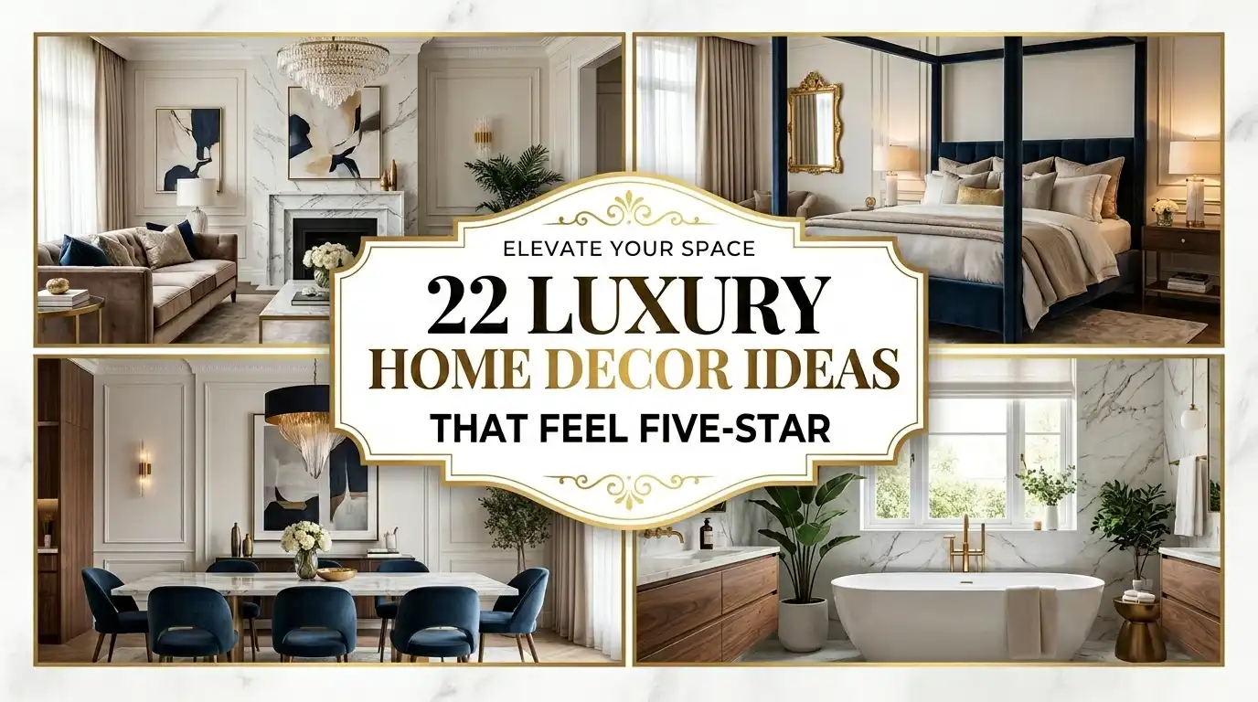 22 Luxury Home Decor Ideas That Feel Five-Star