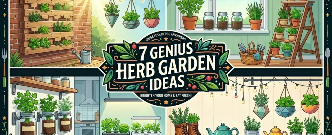 7 Genius Herb Garden Ideas