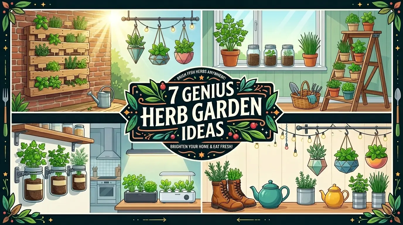 7 Genius Herb Garden Ideas