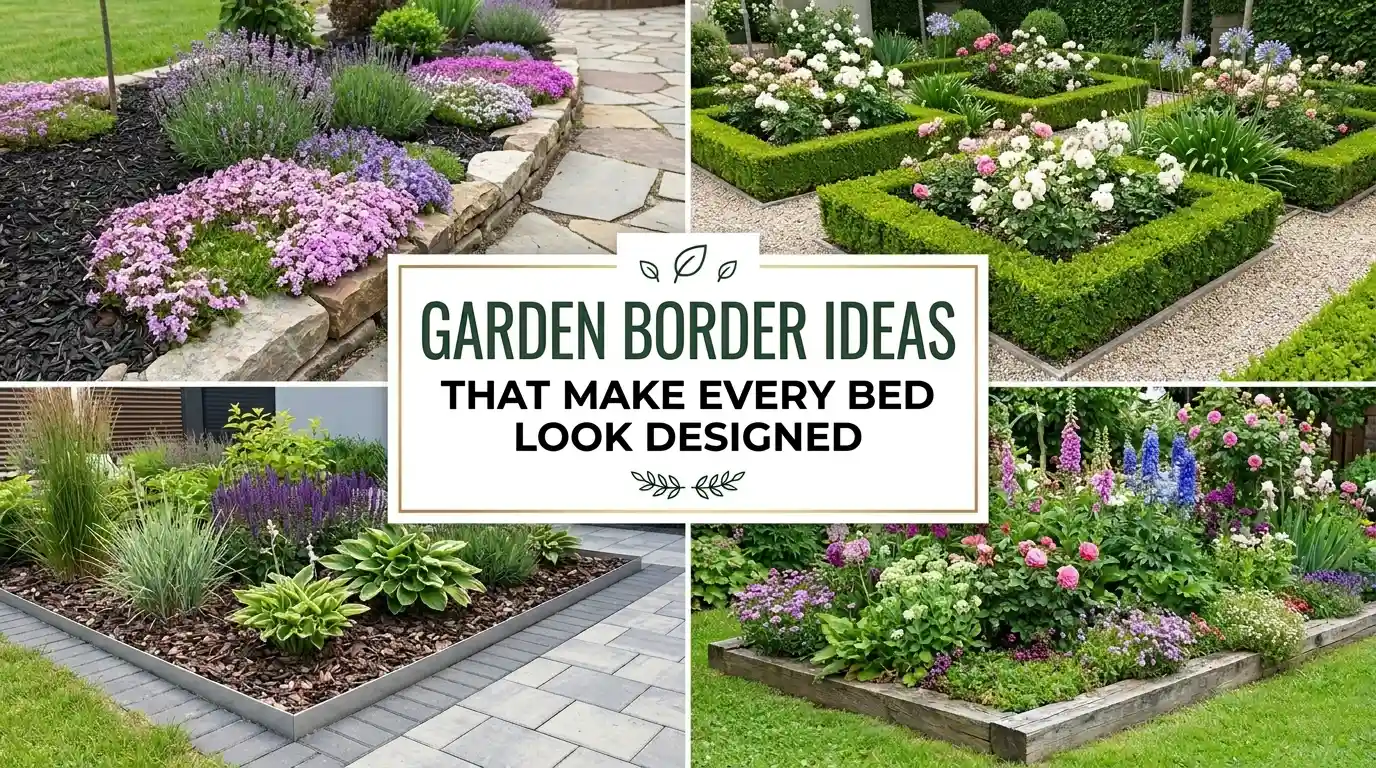Garden Border Ideas That Make Every Bed Look Designed
