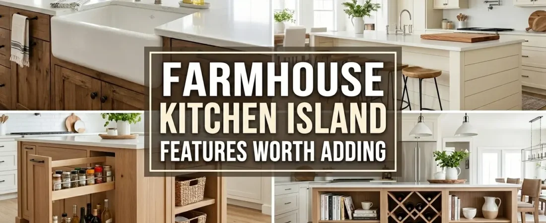 Farmhouse Kitchen Island Features Worth Adding