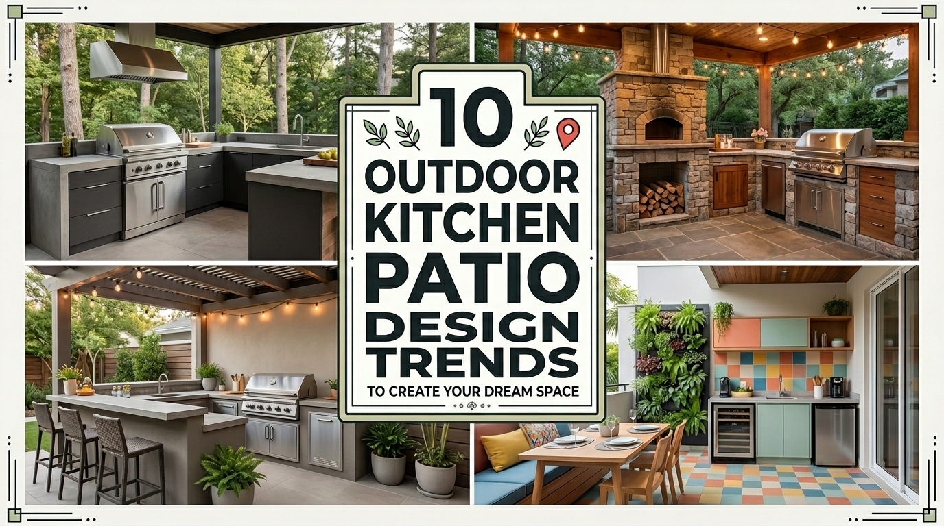 10 Outdoor Kitchen Patio Design Trends