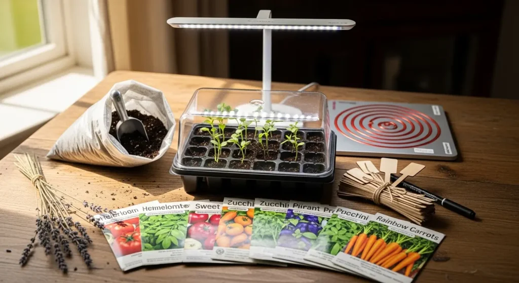 Seed starter kit gift gardener