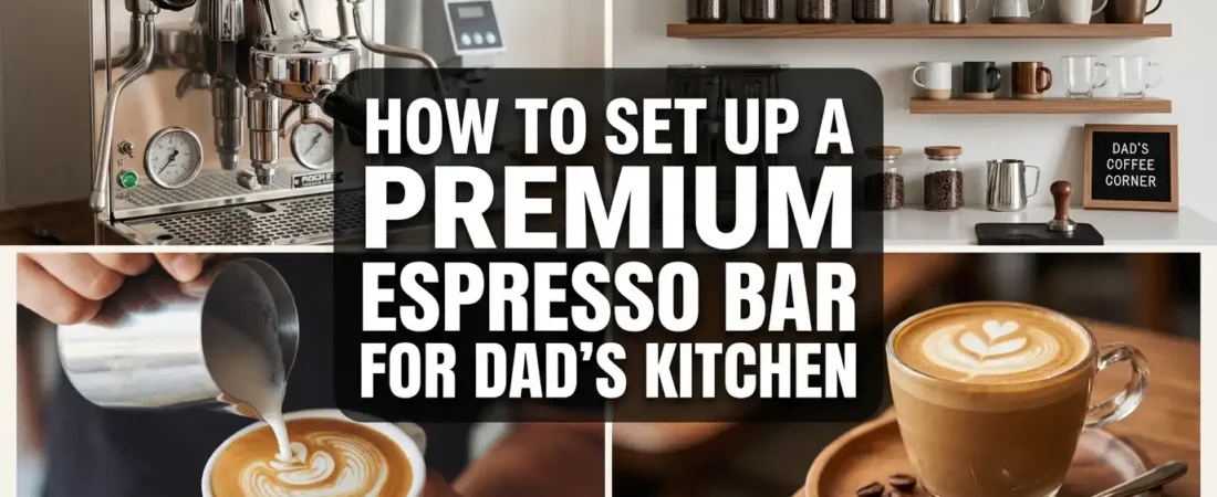 Home Espresso Bar Setup Ideas for Dad’s Kitchen