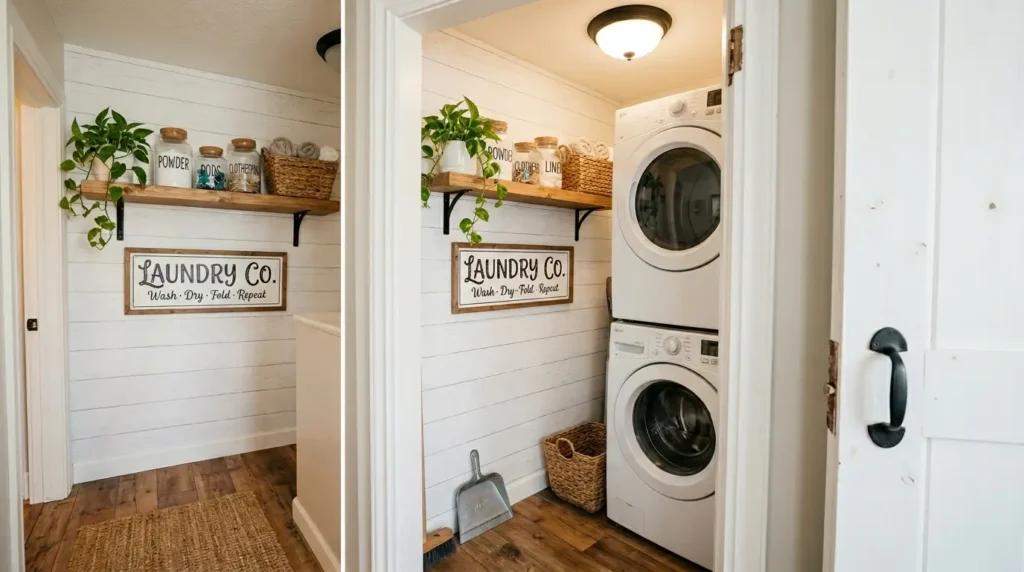 Small farmhouse laundry