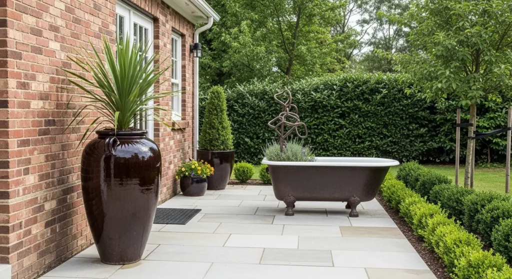 Statement decor outdoor patio