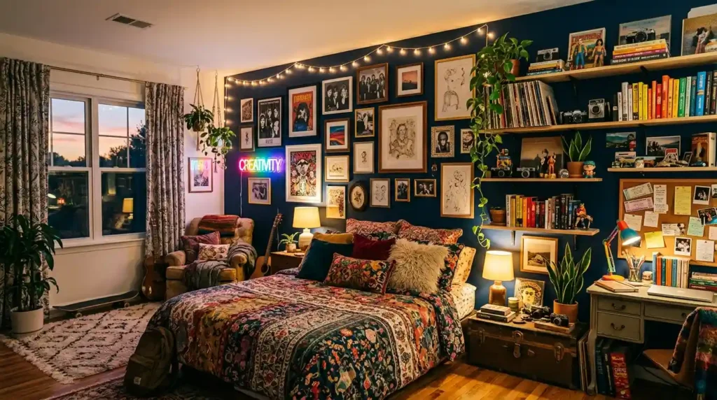Teen bedroom maximalist