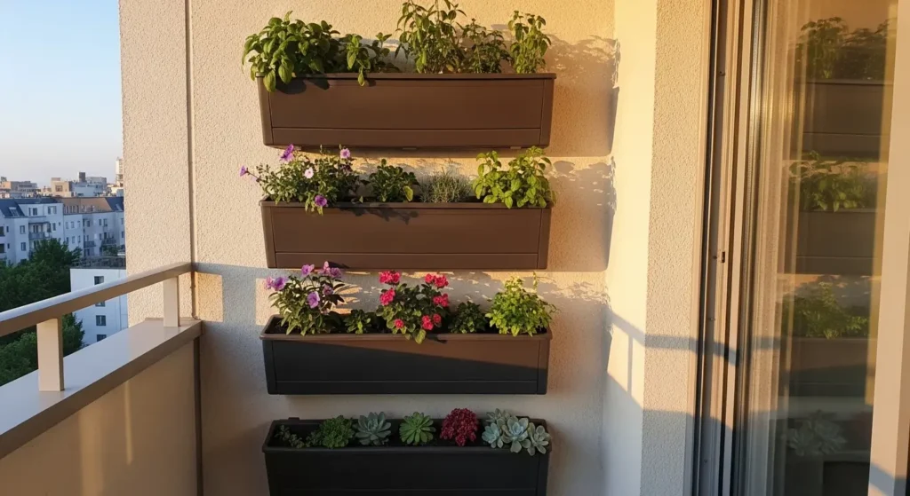 Vertical garden balcony