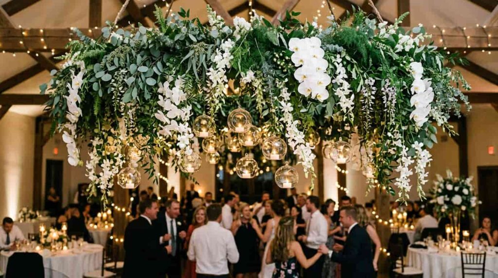 Wedding decor hanging