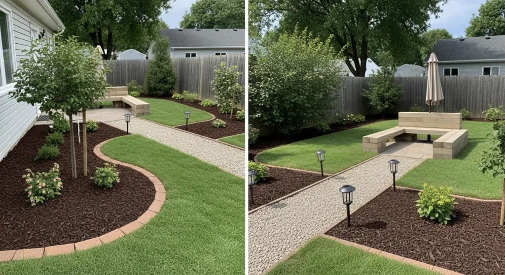 Yard makeover summer landscaping