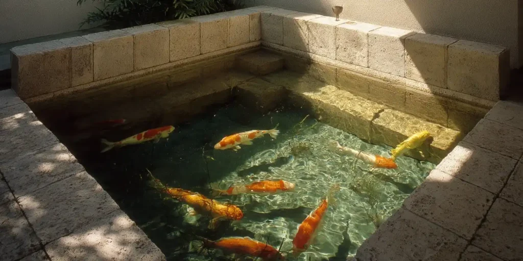Raised Koi Pond