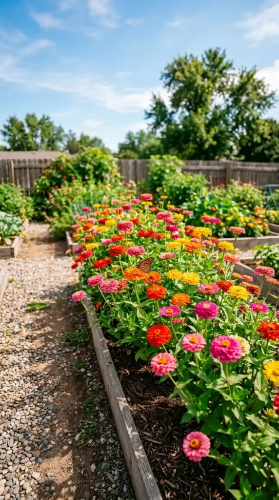 best plants for beginners zinnias
