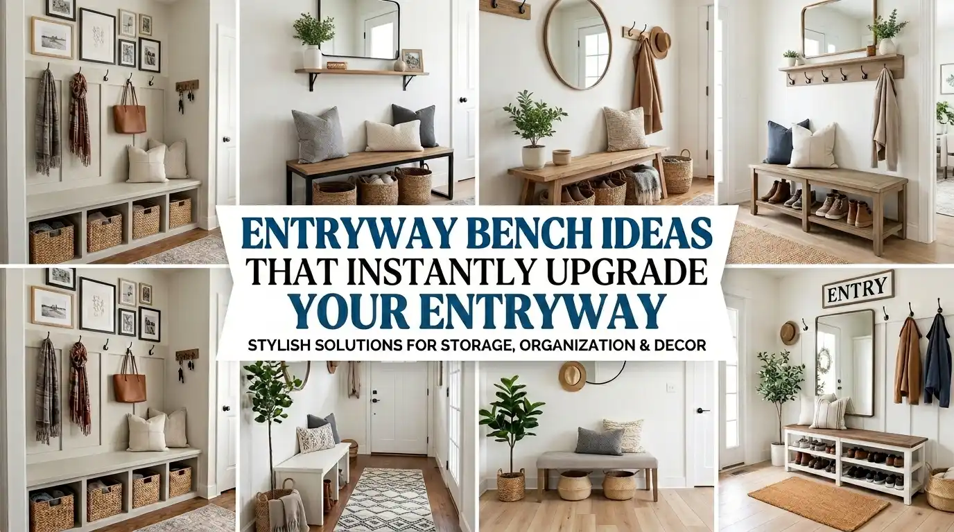 Entryway Bench Ideas That Instantly Upgrade Your Entryway