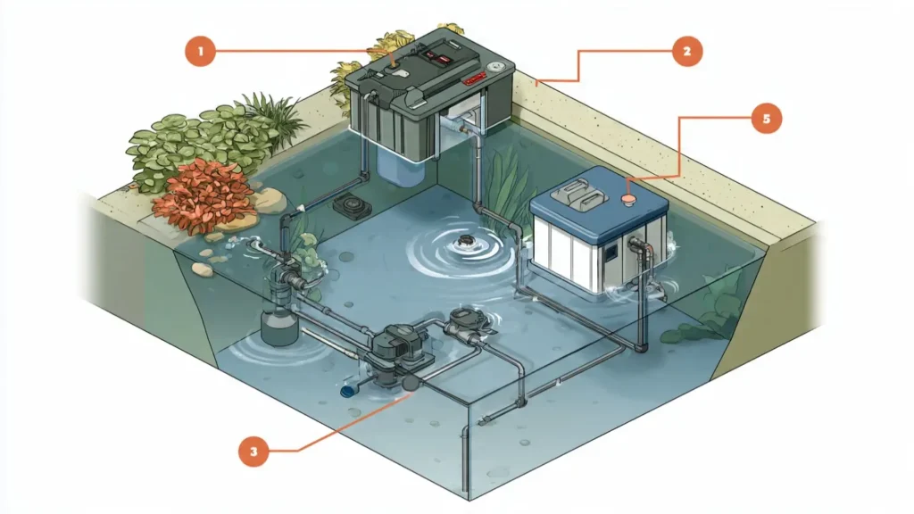 Filtration Right in a Small Koi Pond