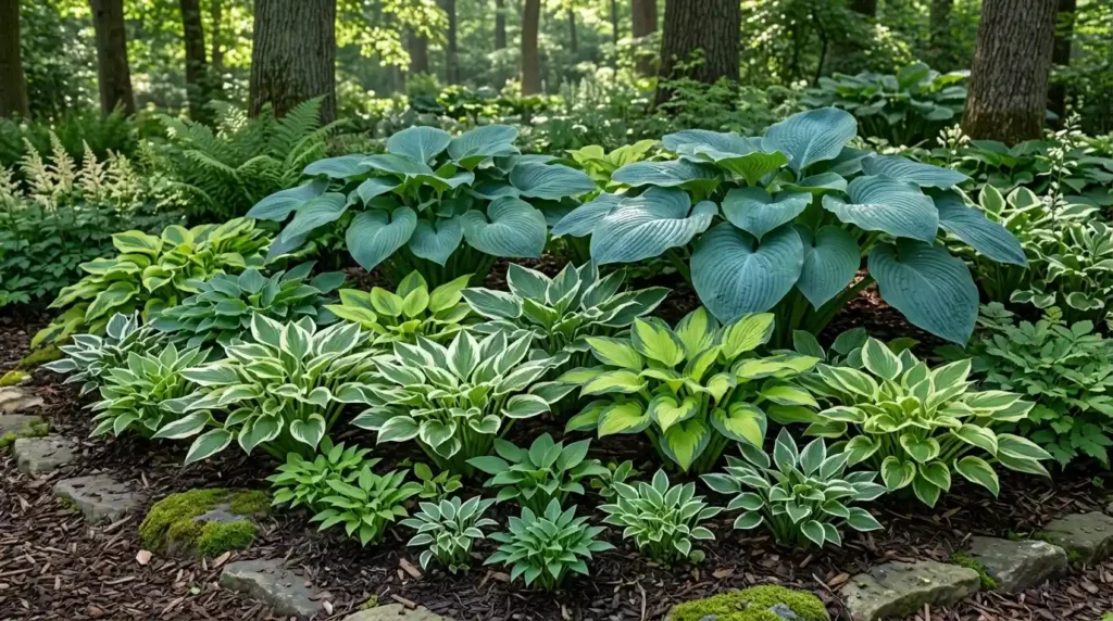 garden plants for shade hosta