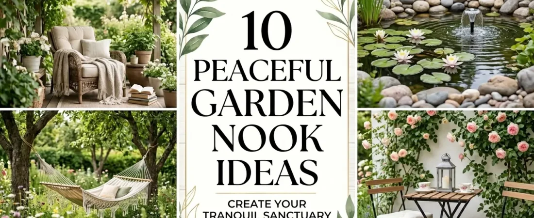 10 Peaceful Garden Nook Ideas