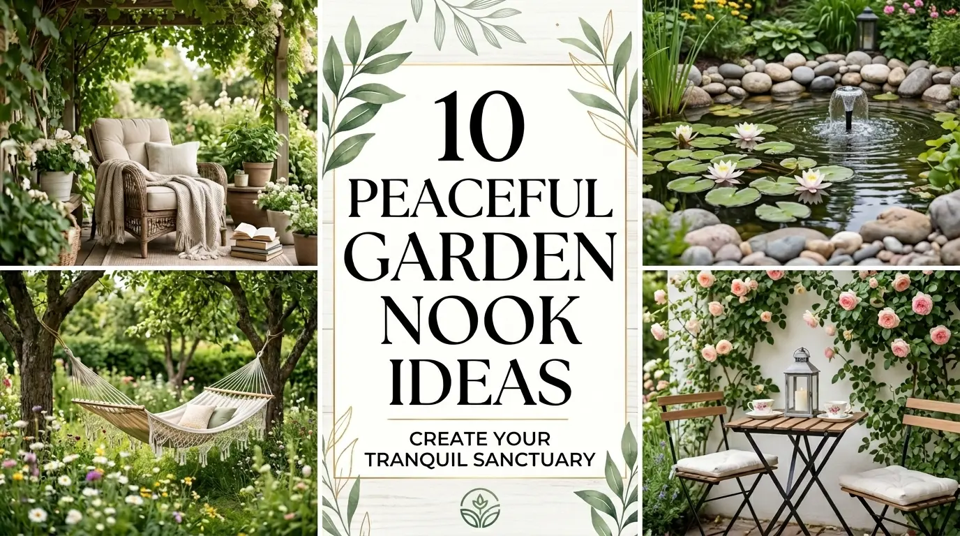10 Peaceful Garden Nook Ideas