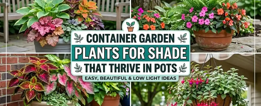 Container Garden Plants for Shade That Thrive in Pots