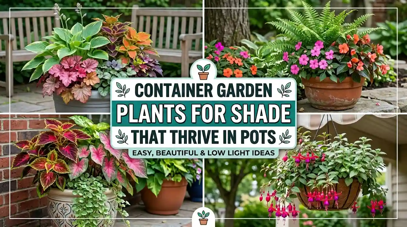Container Garden Plants for Shade That Thrive in Pots