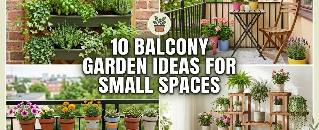 10 Balcony Garden Ideas For Small Spaces