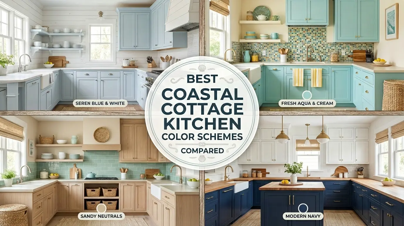 Best Coastal Cottage Kitchen Color Schemes Compared