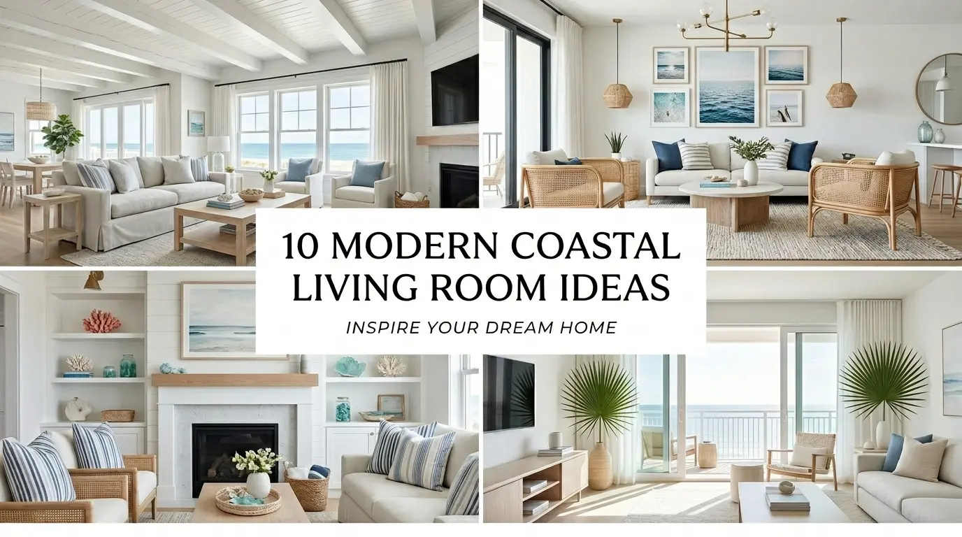 10 Modern Coastal Living Room Ideas