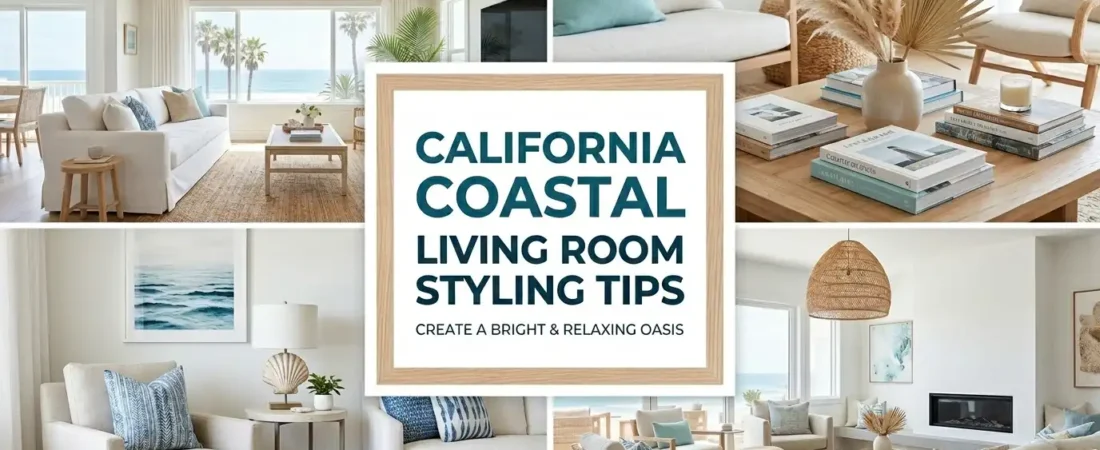 California Coastal Living Room Styling Tips for a Relaxed Luxury Look