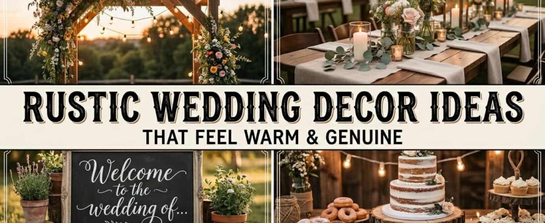 Rustic Wedding Decor Ideas That Feel Warm and Genuine