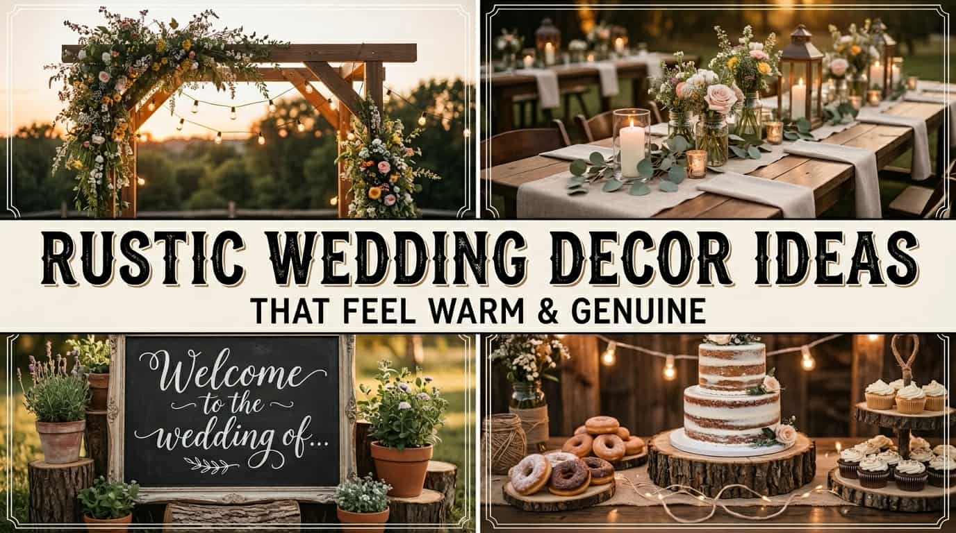 Rustic Wedding Decor Ideas That Feel Warm and Genuine
