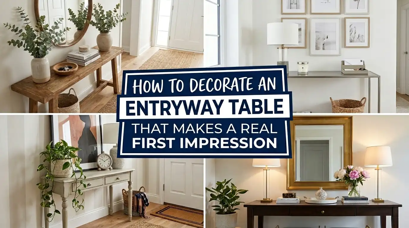 How to Decorate an Entryway Table Instantly
