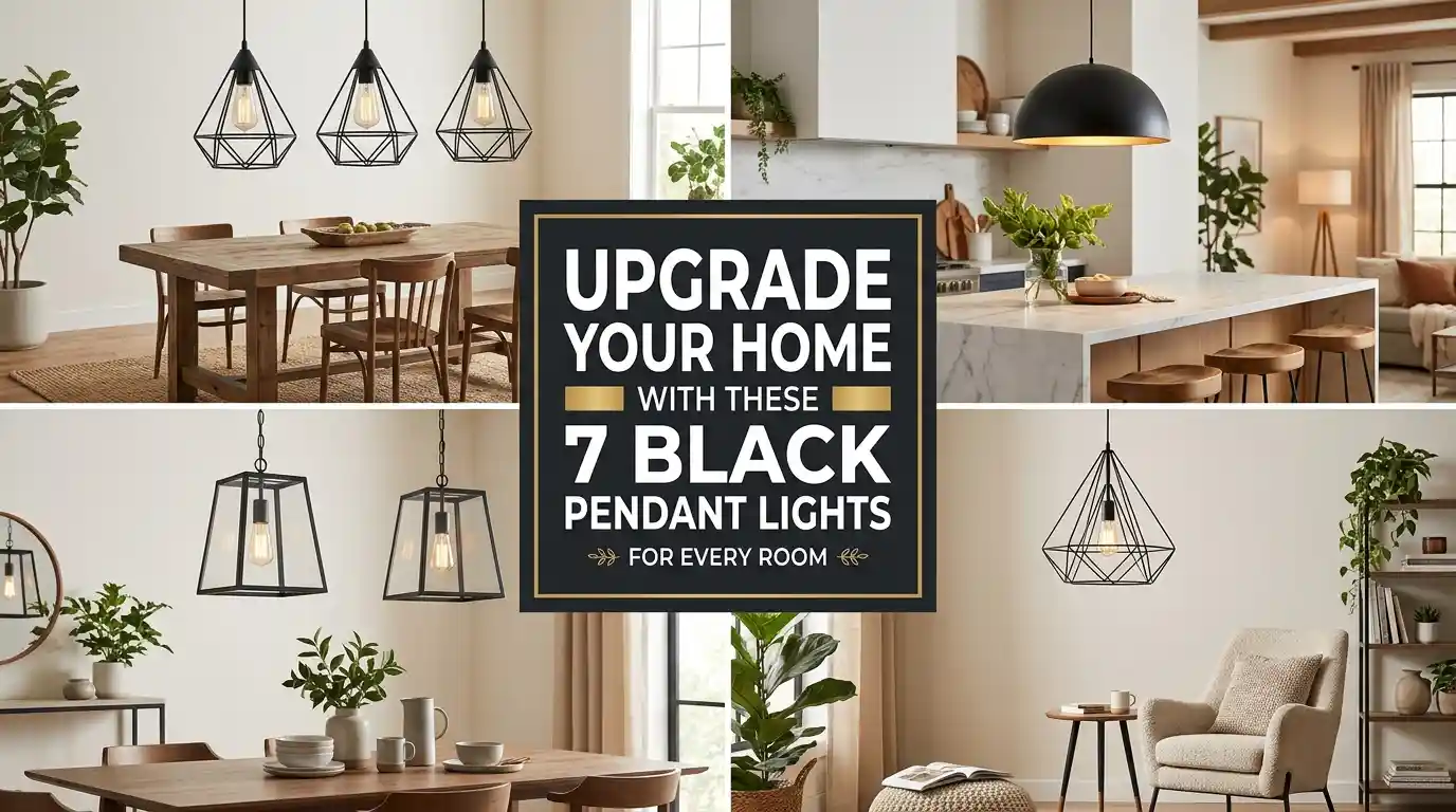 Upgrade Your Home with These 7 Black Pendant Lights