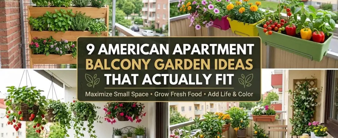 9 American Apartment Balcony Garden Ideas That Actually Fit