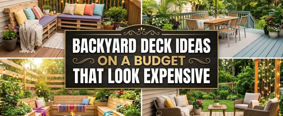 Backyard Deck Ideas on a Budget That Look Expensive